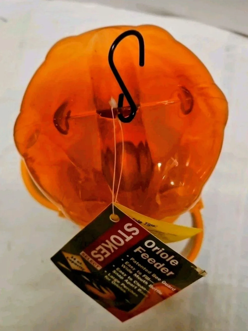 NWT Stokes Select 38125 Oriole Hummingbird Nectar Feeder W/ Bee Guards 34 Ounce - Picture 5 of 7